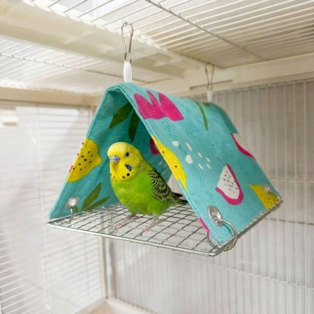 Breathable Parrot Hammock Bed Climb Toy Summer Tent Hut Removable Bird Sleep Nest For Small Pet