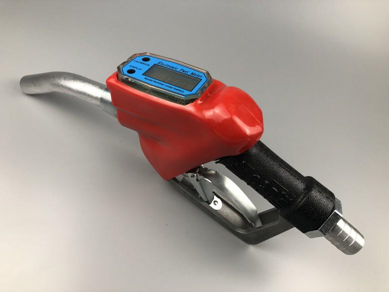 Electronic Auto-Cut Fuel Nozzle: Self-Sealing, Adjustable for Diesel/Gasoline