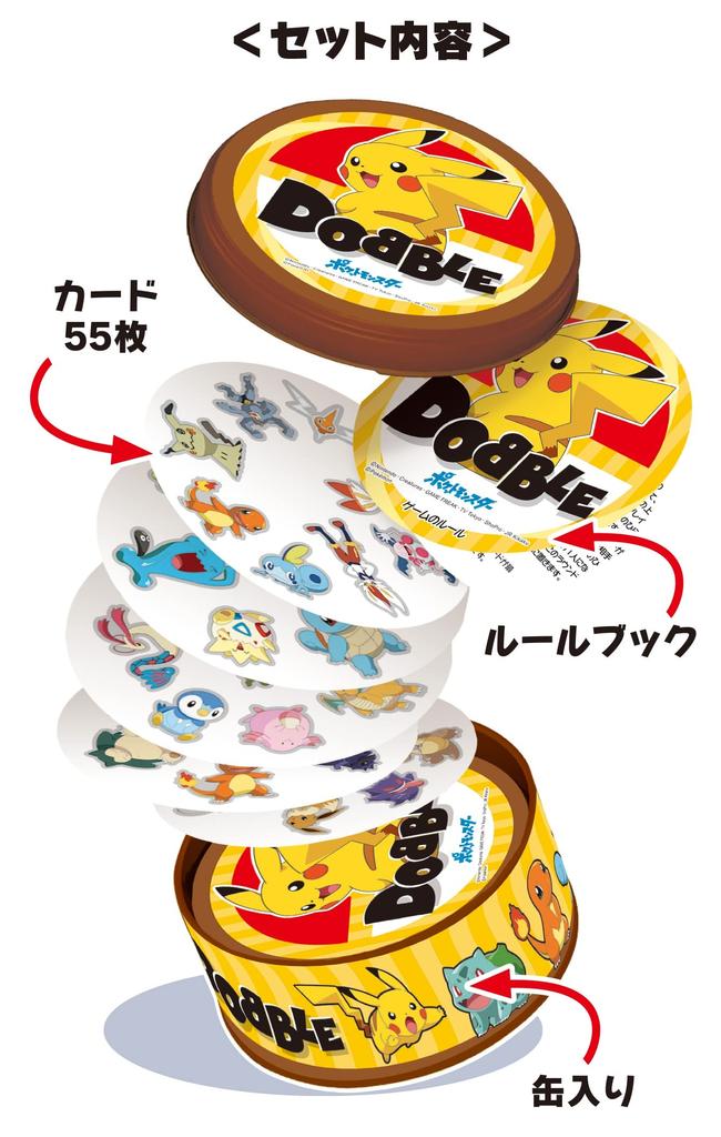 Ensky DOBBLE Покемон Многоцветный