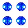Lezalic Light and Set of Compatible with CR927 Button Cell Magnetic for Plastic Small Miniature Firefly Models 2-LED Lighting, Flashing, 4, Batteries,