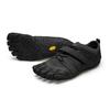 Five 20W7701 EU37 [Vibram] [Vibram Fingers] Women's Five-Toe Shoes, Gym, Exercise, Training, Velcro, Sports, Women's V-Train 2.0 Black/Black (22.5cm)