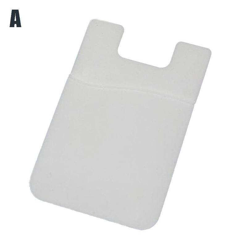 2 шт. клейкий силиконовый чехол для кредитной карты с карманом для денег и держателем для мобильного телефона