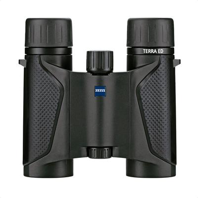 Бинокль ZEISS Terra ED Pocket Roof 10x 25мм ED Прочный Полностью 653962 10x25, Призма, Увеличение, Апертура, Линза, и Компактный, Водонепроницаемый, Черный,
