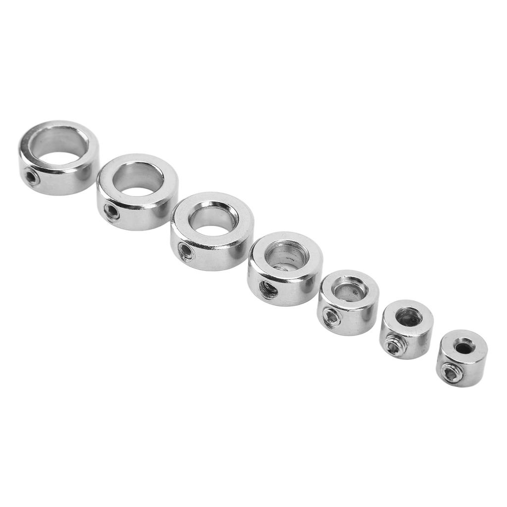 7 шт. стопорное кольцо для сверла Twist Bit из высокоуглеродистой стали для деревообработки, ограничительные кольца глубины сверления с шестигранным ключом