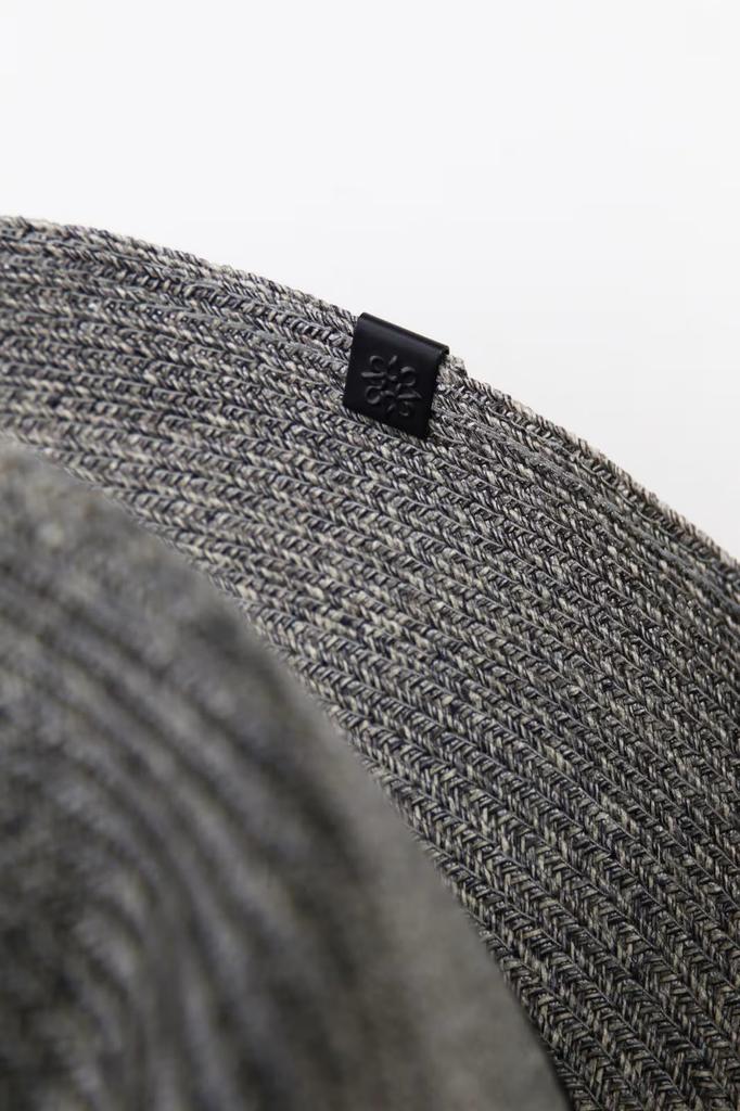 Унисекс Шляпа из бумажной тесьмы Окружность Шляпа для гольфа FR [St. Эндрюс] (Голова 57см) / / 042-4187503 020_Серый