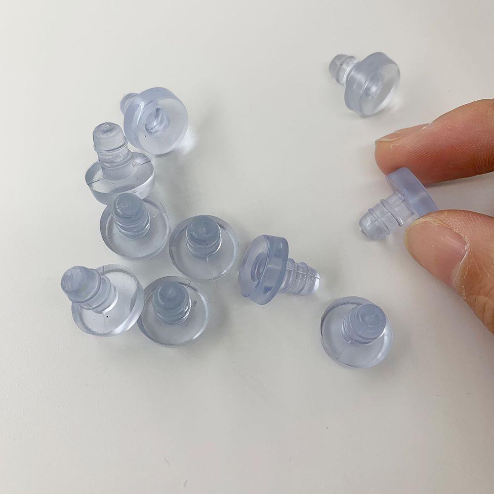 Anti collision Furniture Accessories Transparent Hole Plugs Fasteners Rubber Stem Bumpers Foot Pad