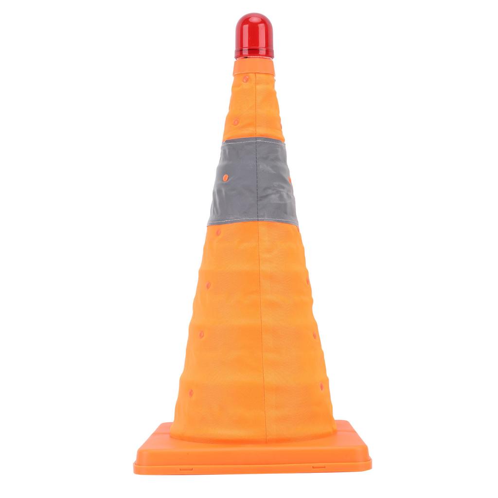 Предупреждающий фонарь Ночное видение Светоотражающий знак Подъемный конус дорожной безопасности для парковки 45 см Высота в растянутом виде
