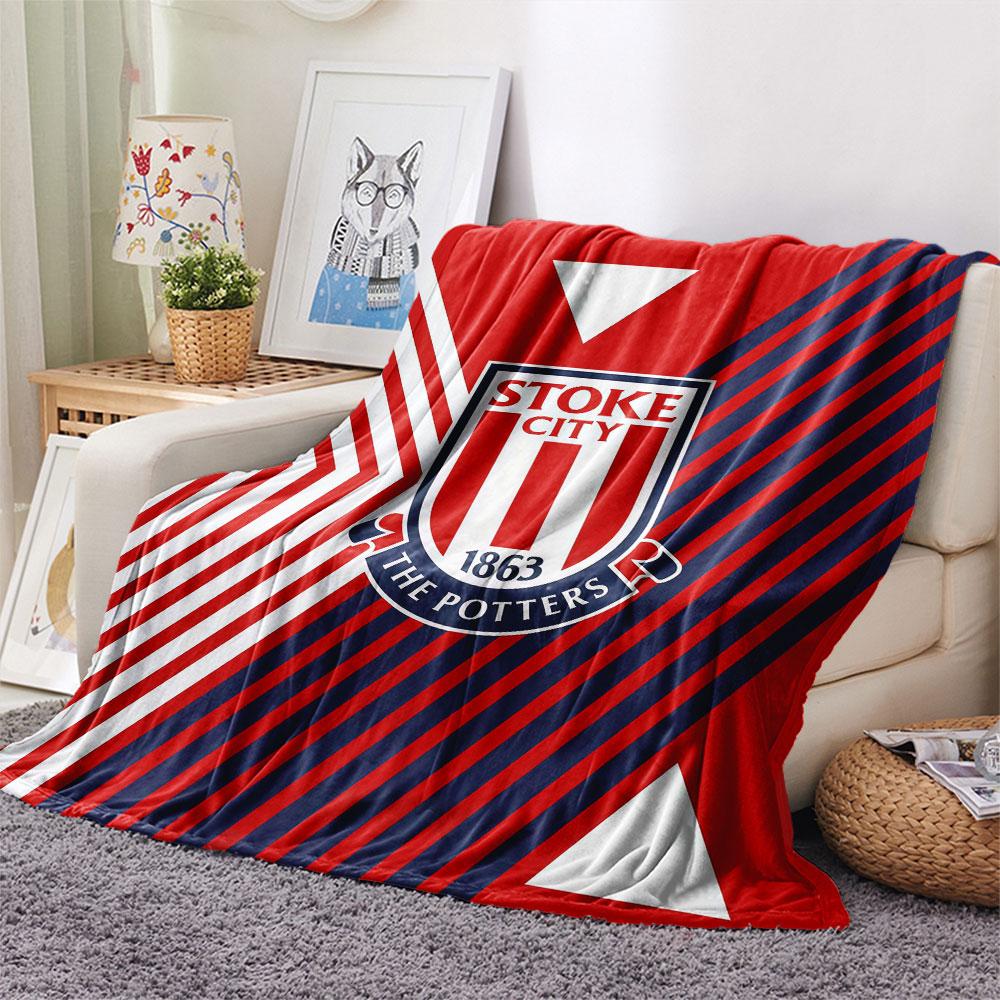 Stoke City F.C Blanket, High quality Comfortable for All Seasons, Home Decor, Warmth and Comfort