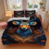 3pcs Fantasy Deer Soft Comfortable Bedding set, For Bedroom, Guest Room And Dorm, All - Season Use, High-Definition Printing136