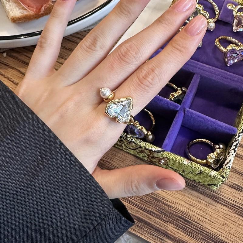 Кольцо-бабочка с цветной эмалью, женское отверстие, регулируемая ниша, уникальное кольцо высокого класса, новая тенденция ручных украшений