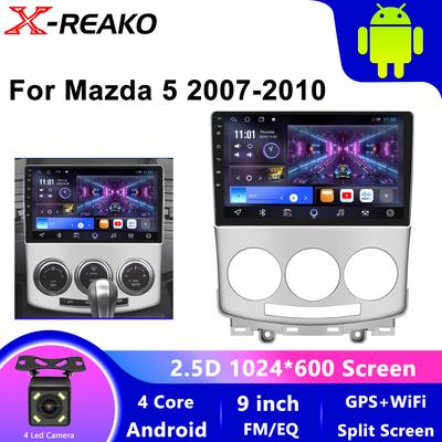 2 Din автомобильный радиоприемник мультимедиа видеоплеер для Mazda 5 Mazda5 2007-2010 навигация GPS головное устройство Carplay Wifi DSP Android 12