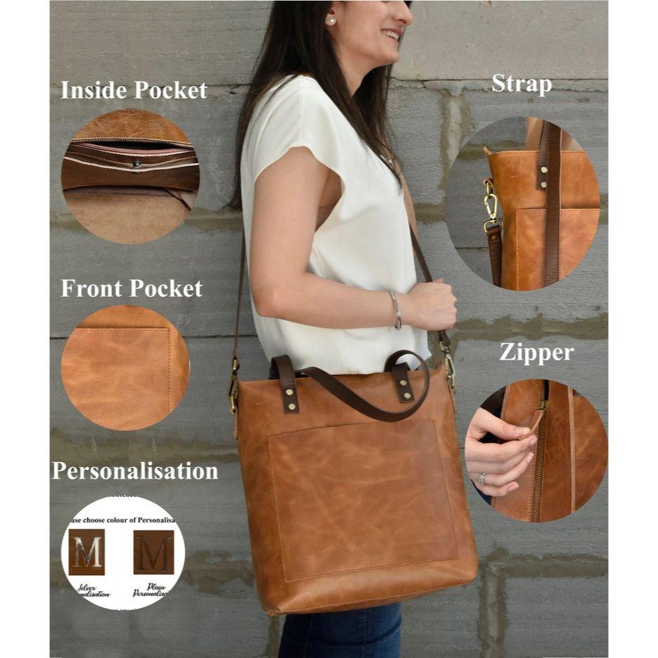 Кожаная сумка-тоут для женщин подарок большая кожаная рабочая сумка кошелек подарок натуральная кожа плечевая сумка-шоппер для мамы девушки ноутбука