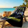 Doctor46 Personalized Text Beach Towel Super Soft Absorbent For Beach Bathroom Outdoor Swimming Pool Camping Picnic Yoga Diving Vacation Accessories