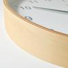 KATOMOKU plywood clock, natural finish, km-33LRCS, wall clock with continuous second hand, 30.4cm diameter (SKP radio-controlled clock)