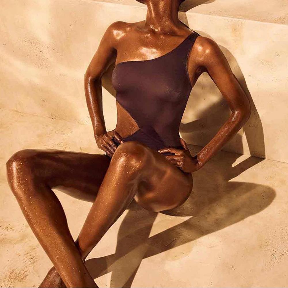 Четырехцветный хайлайтер для тела, легко протираемый, осветляющий жидкий лосьон для тела, пляжный сексуальный хайлайтер для тела