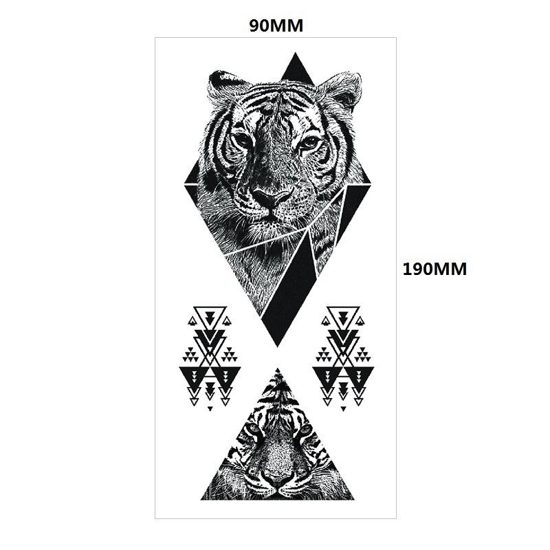 Английский Татуировка Наклейка Перо Красная Губа Тотем Рука Круг Набор Моделирование Водонепроницаемый Татуировка Наклейка