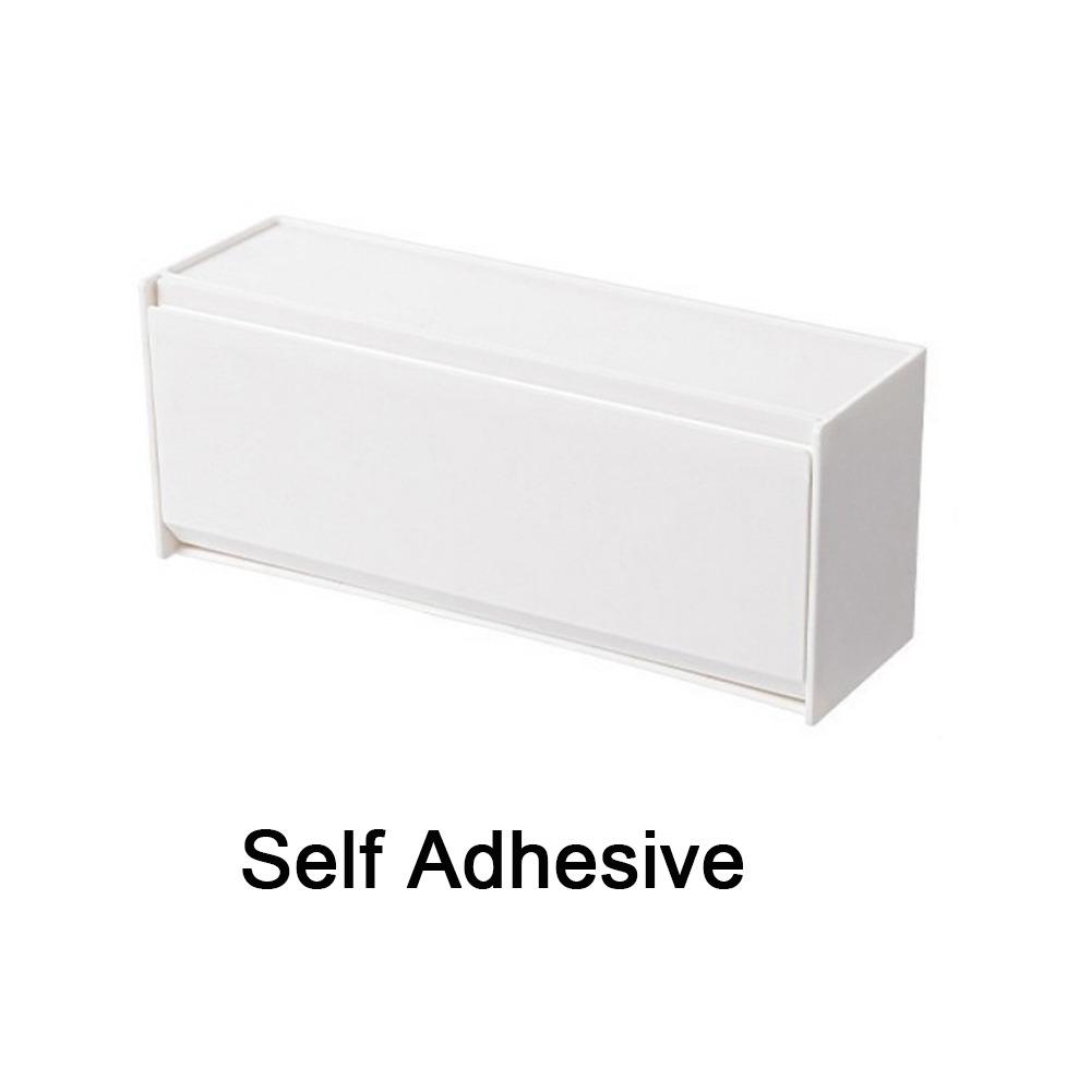 Plastic Magnetic Refrigerator Storage Box Wall Mounted Side Hanging Storage Rack  Bathroom