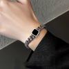 Bracelet Men's Titanium Steel Does Not Fade, High-end Sense Versatile Hip-hop Jewelry Women's Simple Personality Retro Accessories