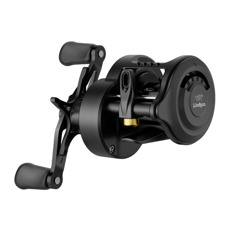 Colorful Baitcasting Fishing Reel Portable Rotate Fishing Reel With Electronic Charging For Smooth Casting