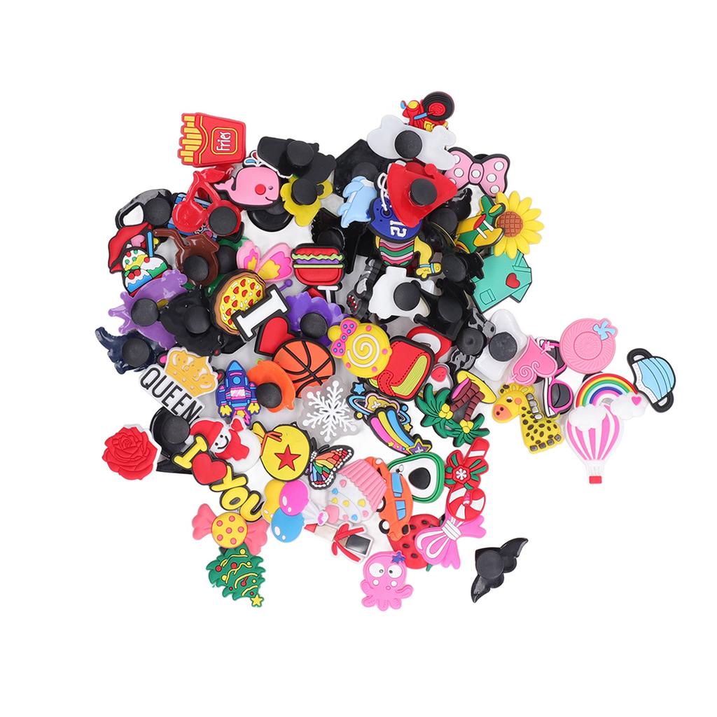 84 Styles Hole Shoe Decoration Waterproof Light Weight Trendy Sandal Decoration PVC Shoe