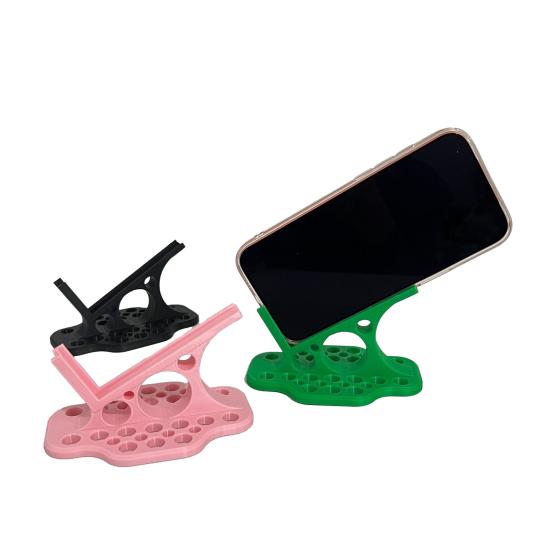 Держатель для мобильного телефона, лежащего на боку, Противоскользящая подставка для телефона с функцией громкой связи, Эргономичная подставка для телефона для просмотра видео