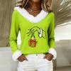 Long Sleeve Shirts For Women Cute Tops Christmas Prints Tees Blouses Casual Plus Size Basic Tops Pullover
