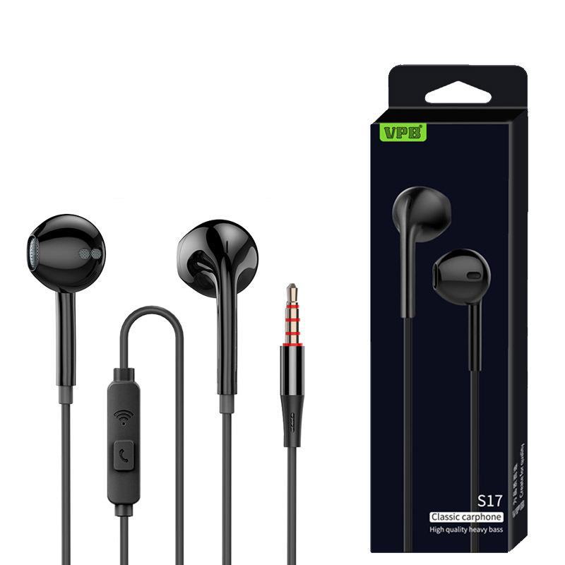 VPB S18 - Внутриканальные проводные наушники с микрофоном для Xiaomi, OPPO, vivo; Идеально подходит для звонков и караоке