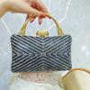 Diamond Handbag Dinner Bag Banquet Clutch Bag Women's Single-shoulder Crossbody Chain Small Bag