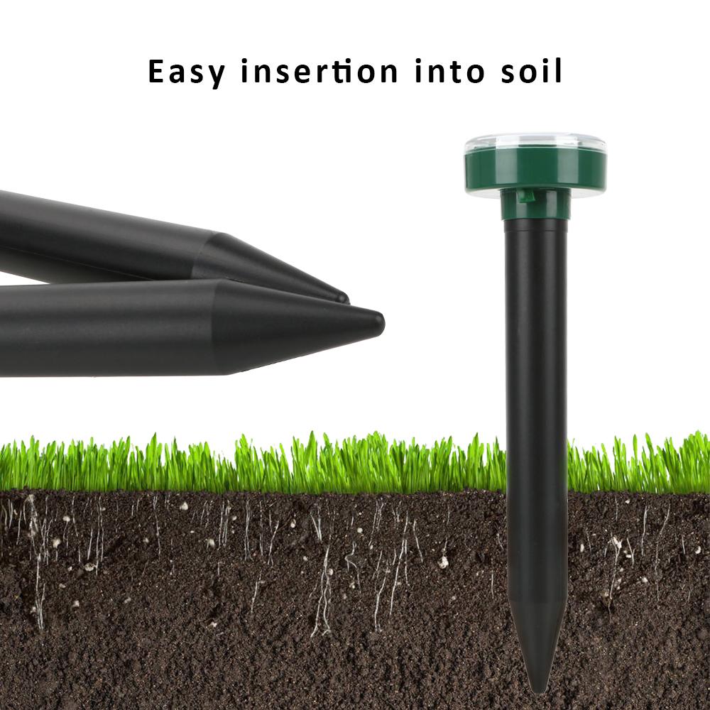 Snake Bird Mosquito Mouse Solar Power Ultrasonic Pest Repelling Pest Repeller Mole Repellent Outdoor Garden