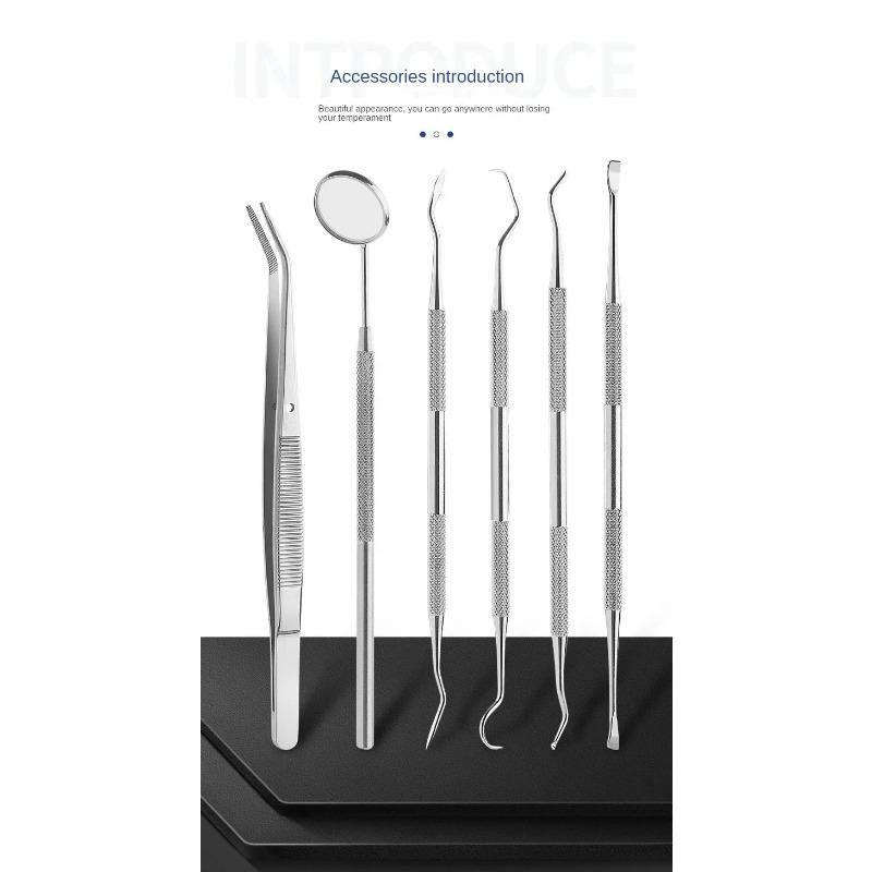 Стоматологическое зеркало, серп, инструмент для удаления зубного камня, шпатель, зуботехническое лабораторное оборудование, подарок стоматологу, уход за полостью рта, инструменты для чистки зубов