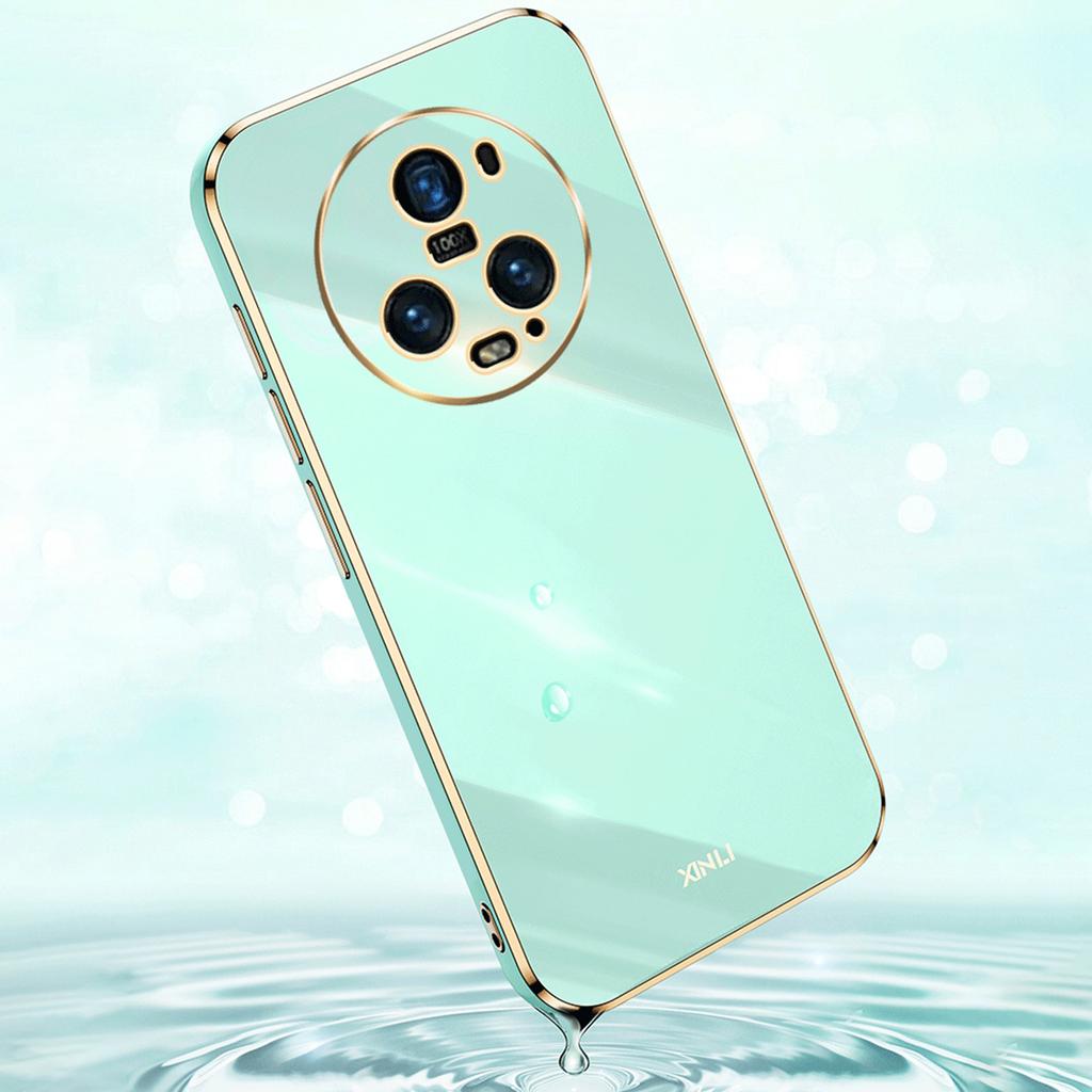 XINLI Чехол для телефона Honor Magic5 Pro из ТПУ Защита объектива камеры Электроокрашенная Противоударный чехол
