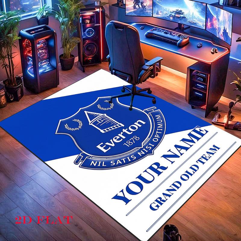 Custom Everton Carpet Rug for Living Room Bedroom Home Sofa Decoration,Kids play Nonslip Floor Mat