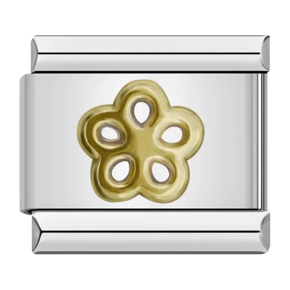 Hapiship 2024 Новая мода 26 английских букв итальянские подвески подходят для браслета из нержавеющей стали 9 мм изготовление женских ювелирных изделий DJ110