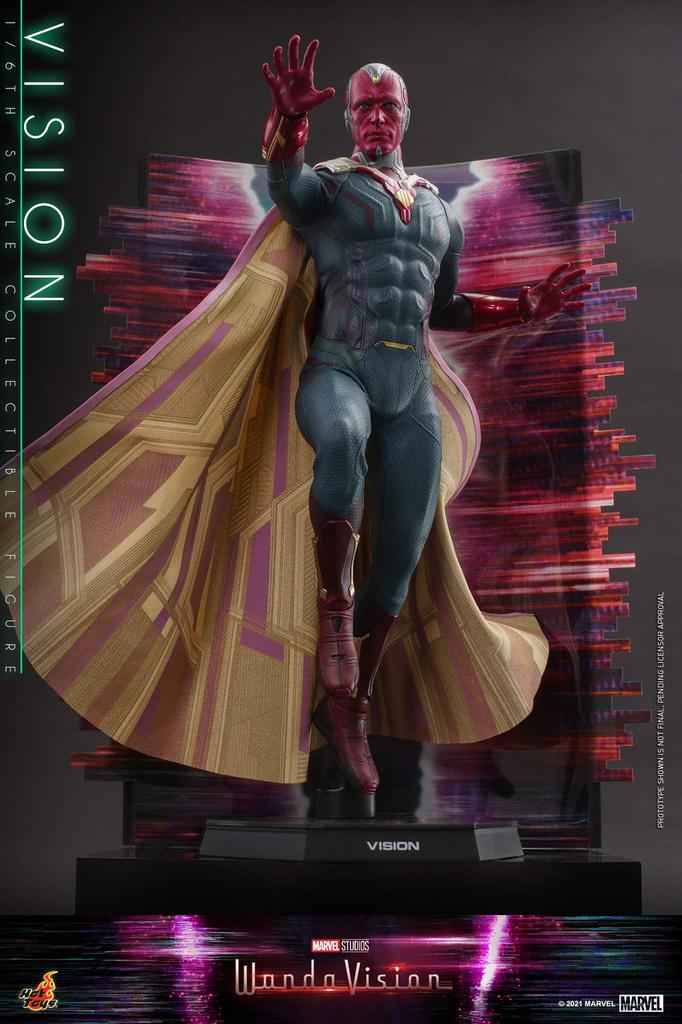 Television Masterpiece Wandavision Vision Scale Figure Red 1/6