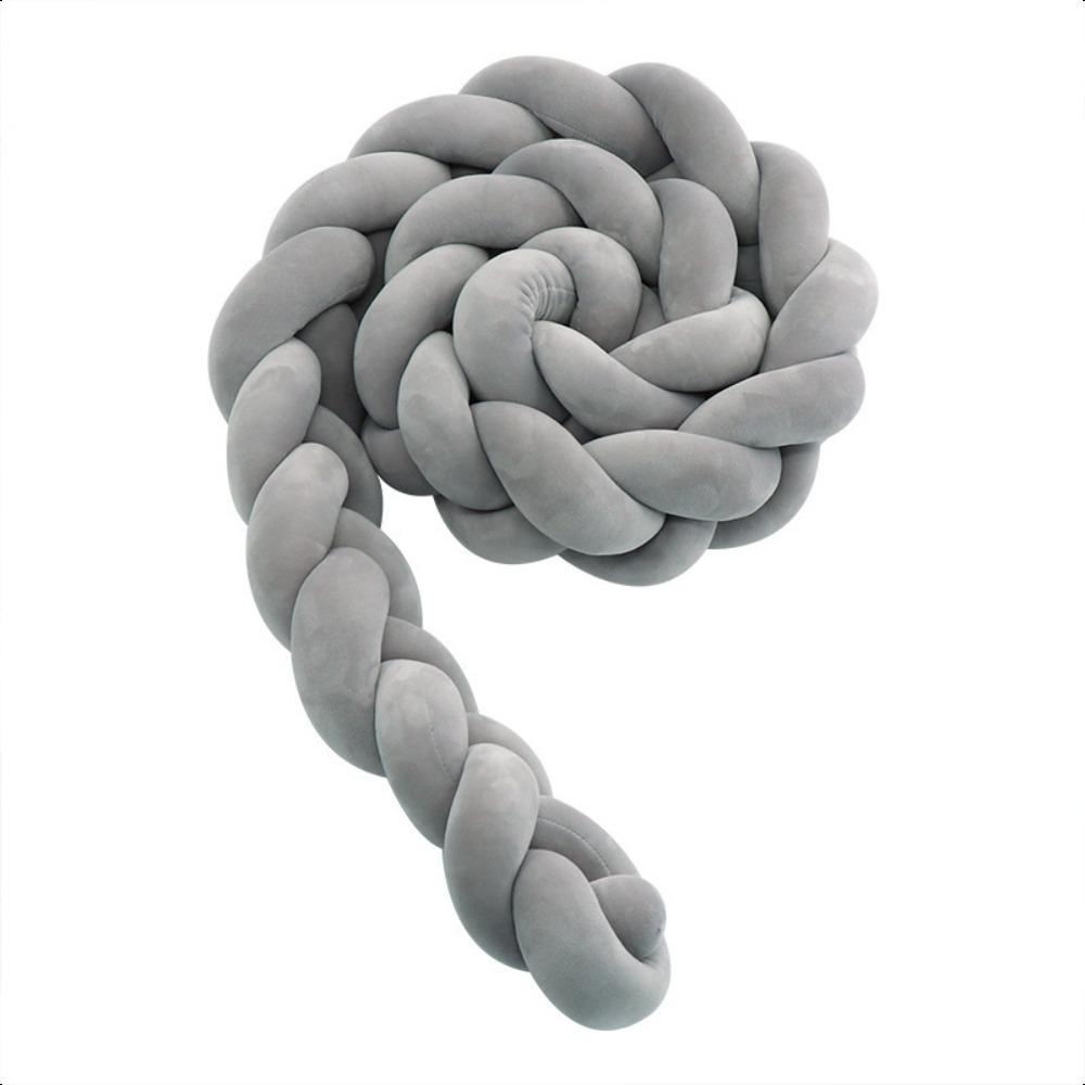 3 косы из узловатых плетеных полос для детской комнаты, бортик для кроватки материнского и младенческого класса, противоударная полоса, защитное ограждение