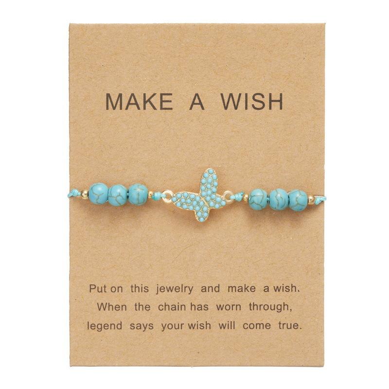 Натуральный камень, бабочка, сердце, слон, черепаха, браслеты для женщин, очаровательный бирюзовый кулон в виде животного, бисер, пара, ювелирные изделия ручной работы