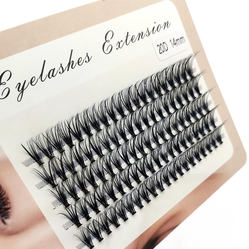 10-40D Mink Eyelashes 1 Box/100 Bundles Natural Eyelash Extension 3D Russia Individual Eyelash Cluster Makeup Tools Lashes Cilia