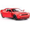 1/36 Scale Dodge Challenger Casting Car Model, Zinc Alloy Toy Car for Kids, Pull Back Vehicles Toy Car for Toddlers Kids Boys Girls Gift