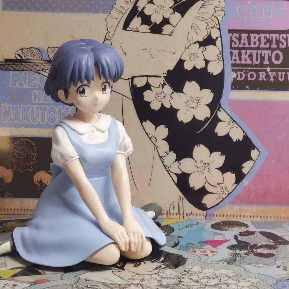 В наличии 10 см Аниме Ранма 1/2 Шампунь Relax Time Тендо Аканэ Фигурка из ПВХ Ранма Коллекционная фигурка Игрушка GIF