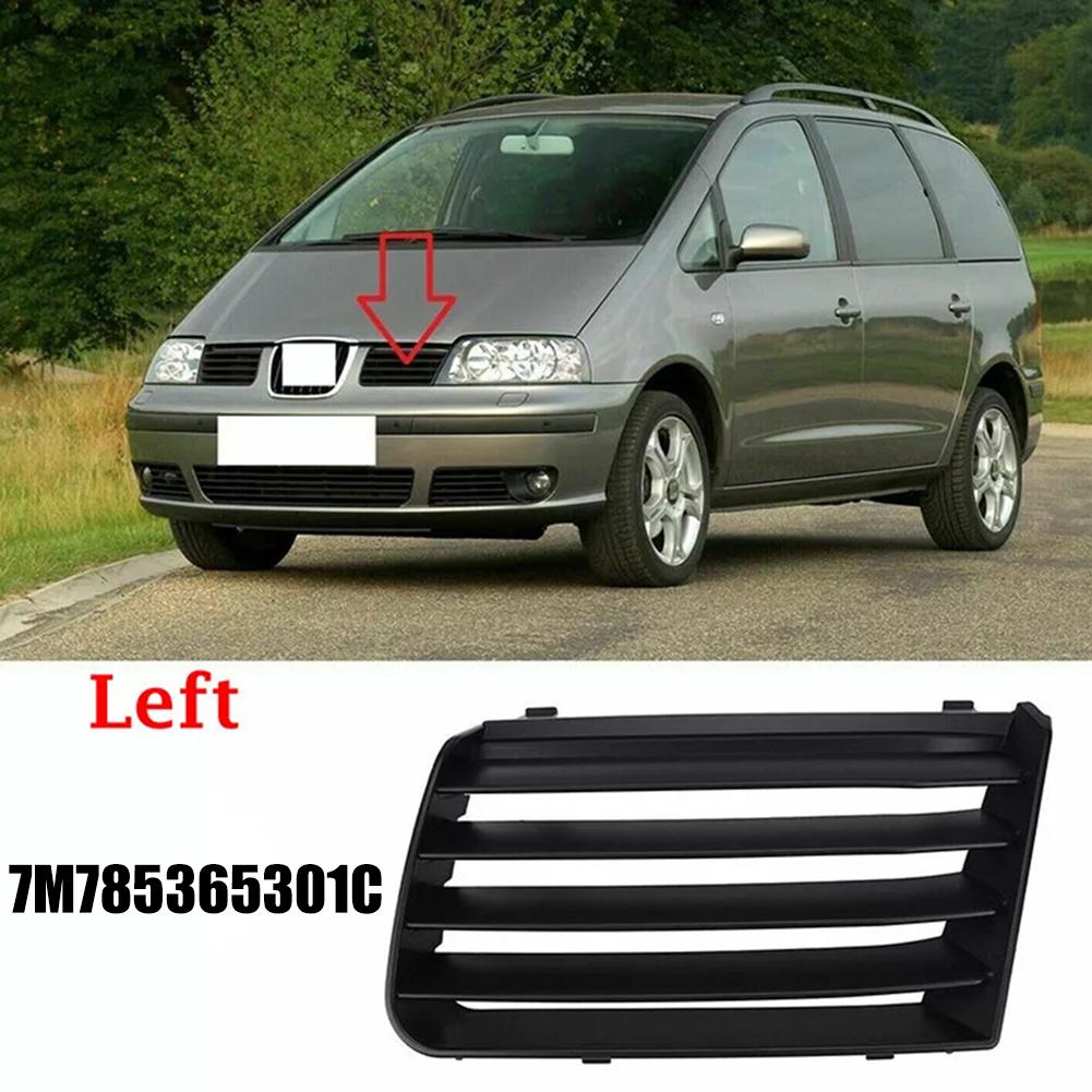 Bumper Upper Grille Assembly for Left Side of For Seat Alhambra (2001 2010) Matches OEM Specifications #7M785365301C
