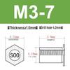 Шестигранные Заклепочные Гайки-Болты M2-M8, Резьбовой Стержень с Цилиндрической Головкой