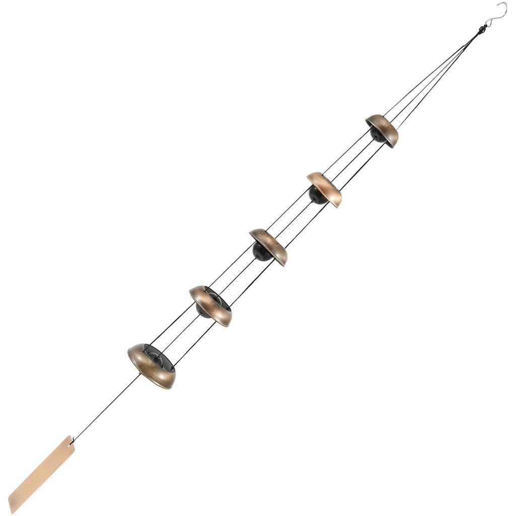 DIY Wind Chime Ornaments Craft and Gifts Kid Birthday Gifts Home Decor Red Copper Craft Wind Chime Outdoor Copper Temple Bells