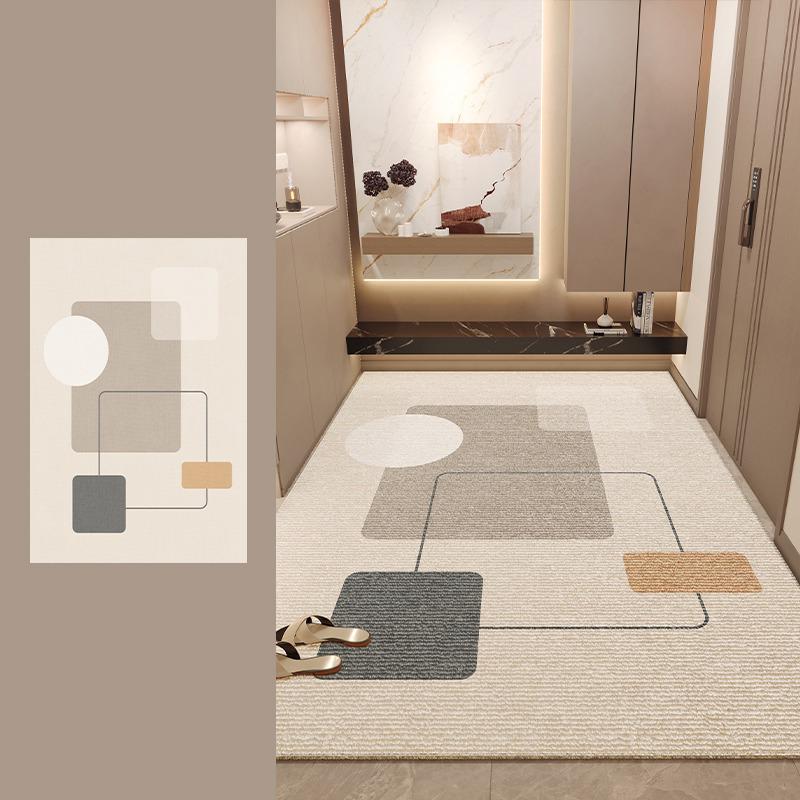 Large Non Slip Wear Resistant Entrance Door Mat Loop Pile Dust Proof Floor Rug For Home Decoration