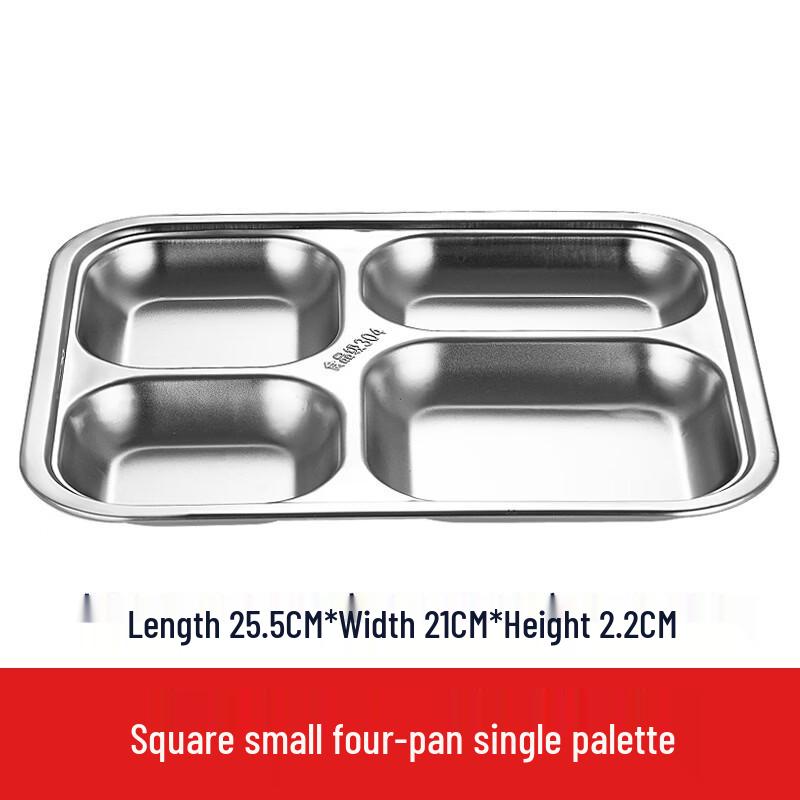 OEING Stainless Steel Compartmented Lunch Tray