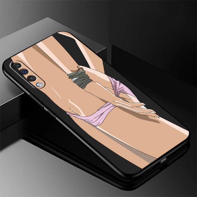 Сексуальный силиконовый чехол с узором в виде задницы для девочек, чехол для Samsung Galaxy A30 A10 A50 A70 A20 A51 A01 A04 A03 A71 A40 A20e A20s, черный