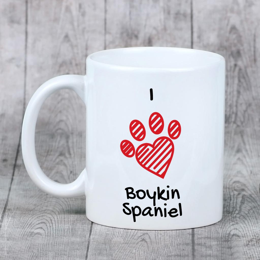 Boykin Spaniel, Swamp Poodle - cup with a dog, cute cup with graphics, a gift with your photo from the Art-Dog brand