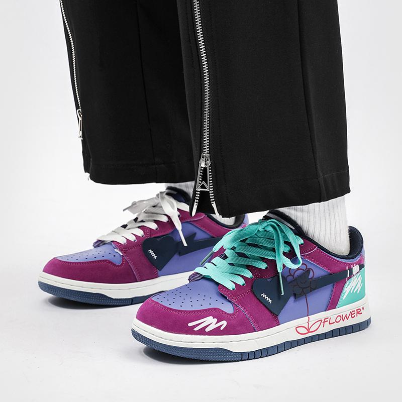 2024 Небольшая партия оригинального дизайна Sense Star Board Shoes Мужская весенняя дышащая повседневная спортивная универсальная немецкая тренировочная модная обувь на толстой подошве