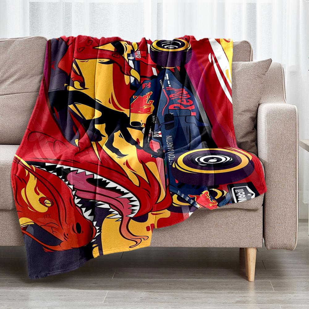 Truck Theme Printed Blanket - Perfect for Couch, Bed, Travel & Outdoor Use | Machine Washable, Cozy & Durable.
