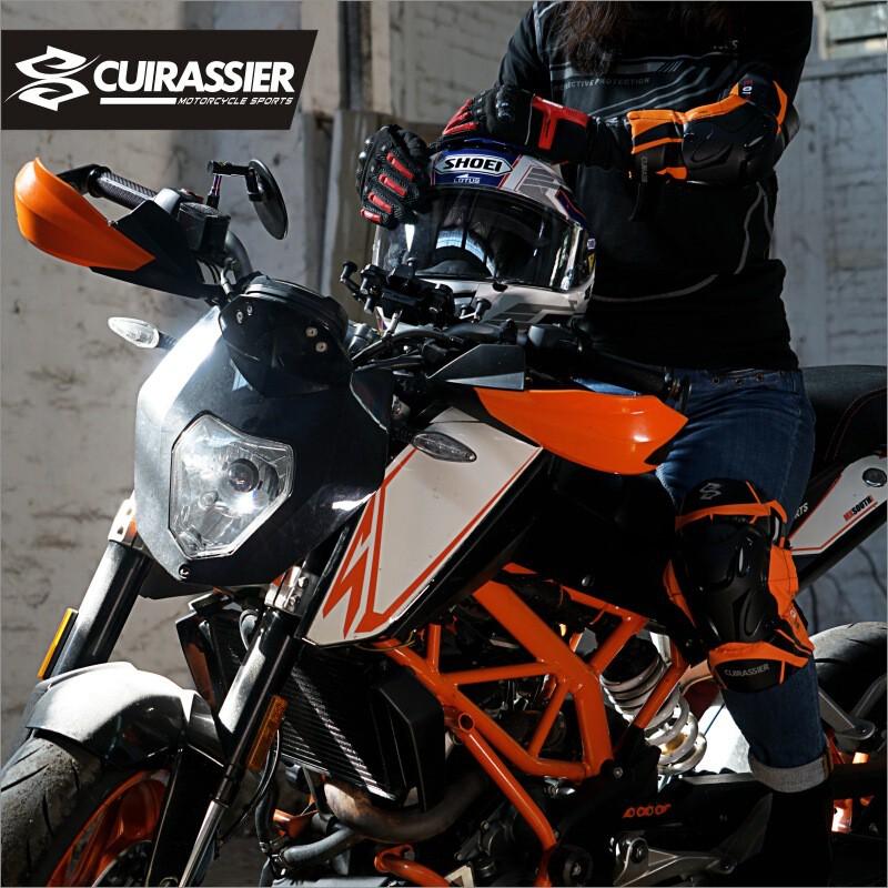 Motorcycle Knee Pads Protective Gear Riders Shock Absorbing Anti-Fall Reflective Cycling Safety Equipment