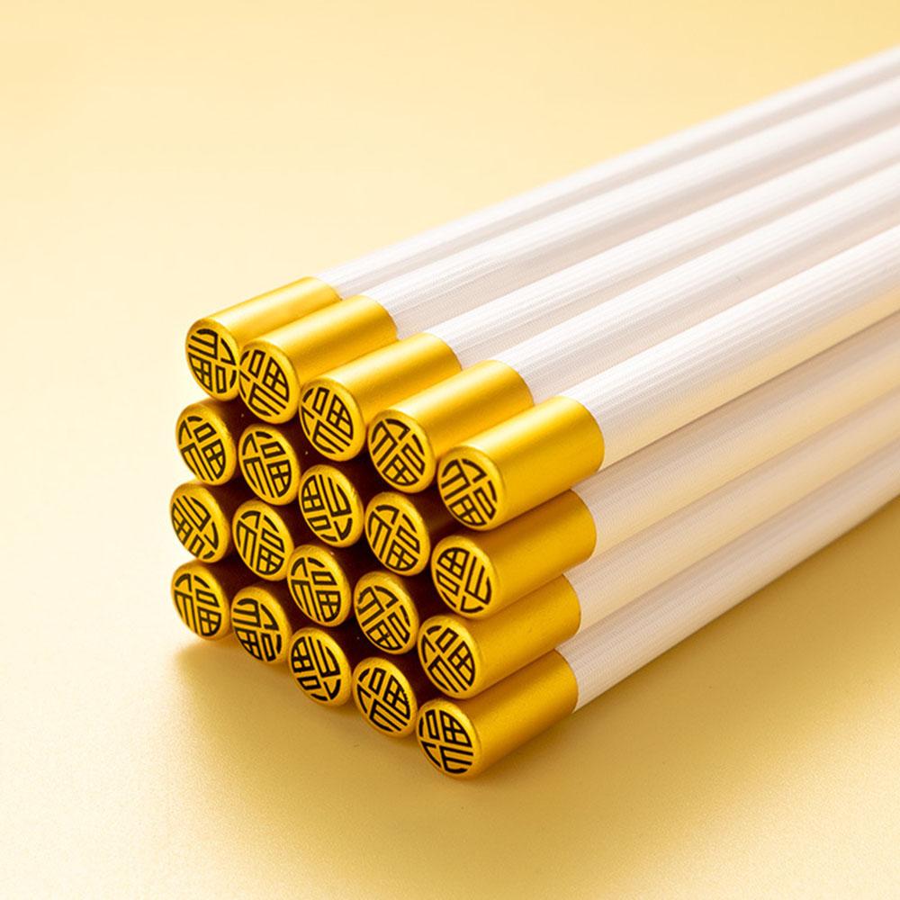 5/8/10 пар многоразовых палочек для еды, корейские палочки для еды, палочки для мытья в посудомоечной машине, моющиеся палочки для еды пищевого класса, нескользящие, простые в использовании